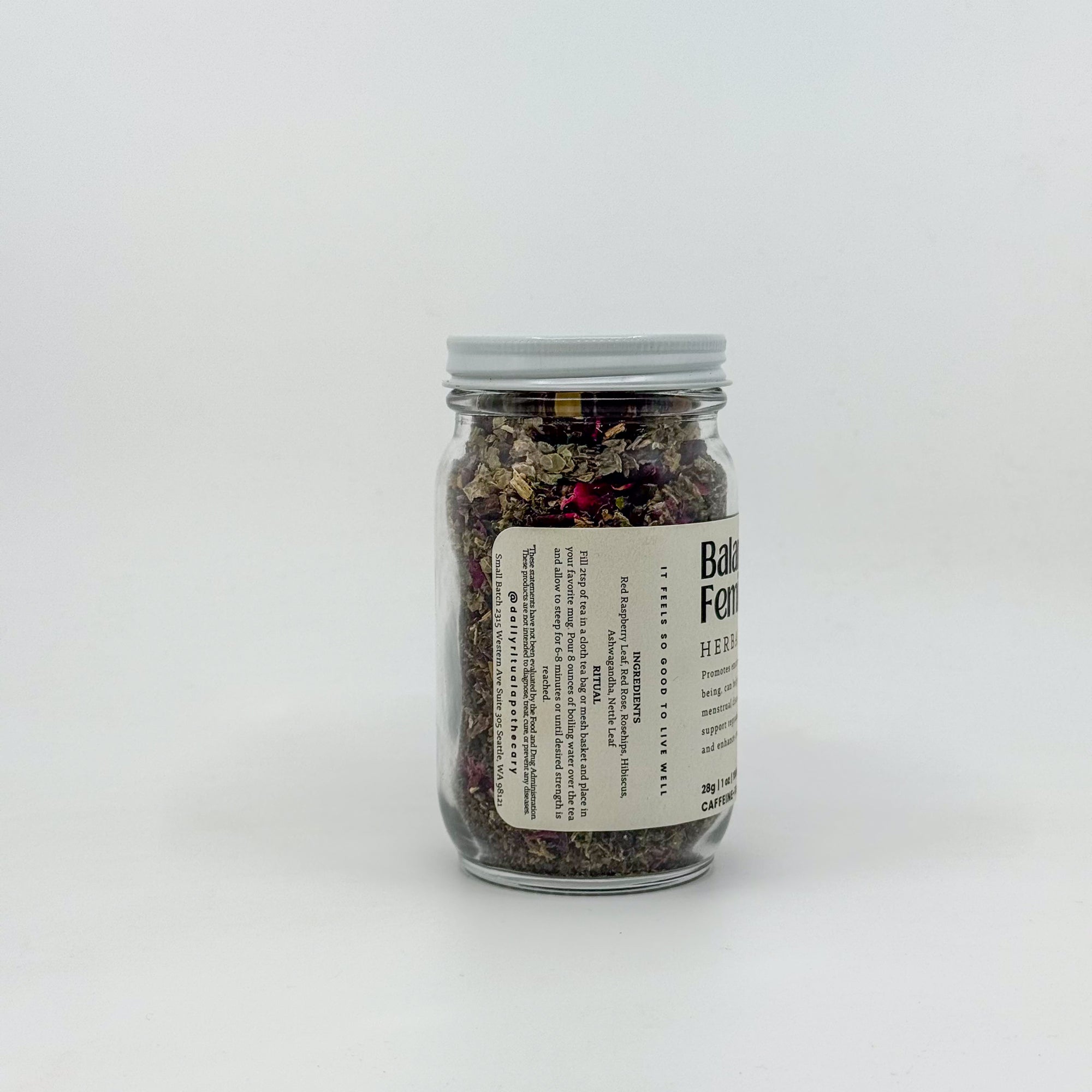 Balanced Feminine - Herbal Organic Loose Leaf Tea - Daily Ritual Apothecary