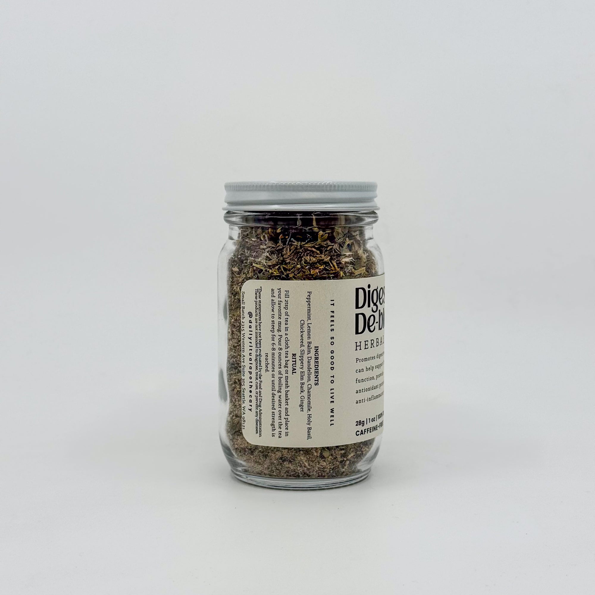 Digest + De-bloat - Herbal Organic Loose Leaf Tea - Daily Ritual Apothecary