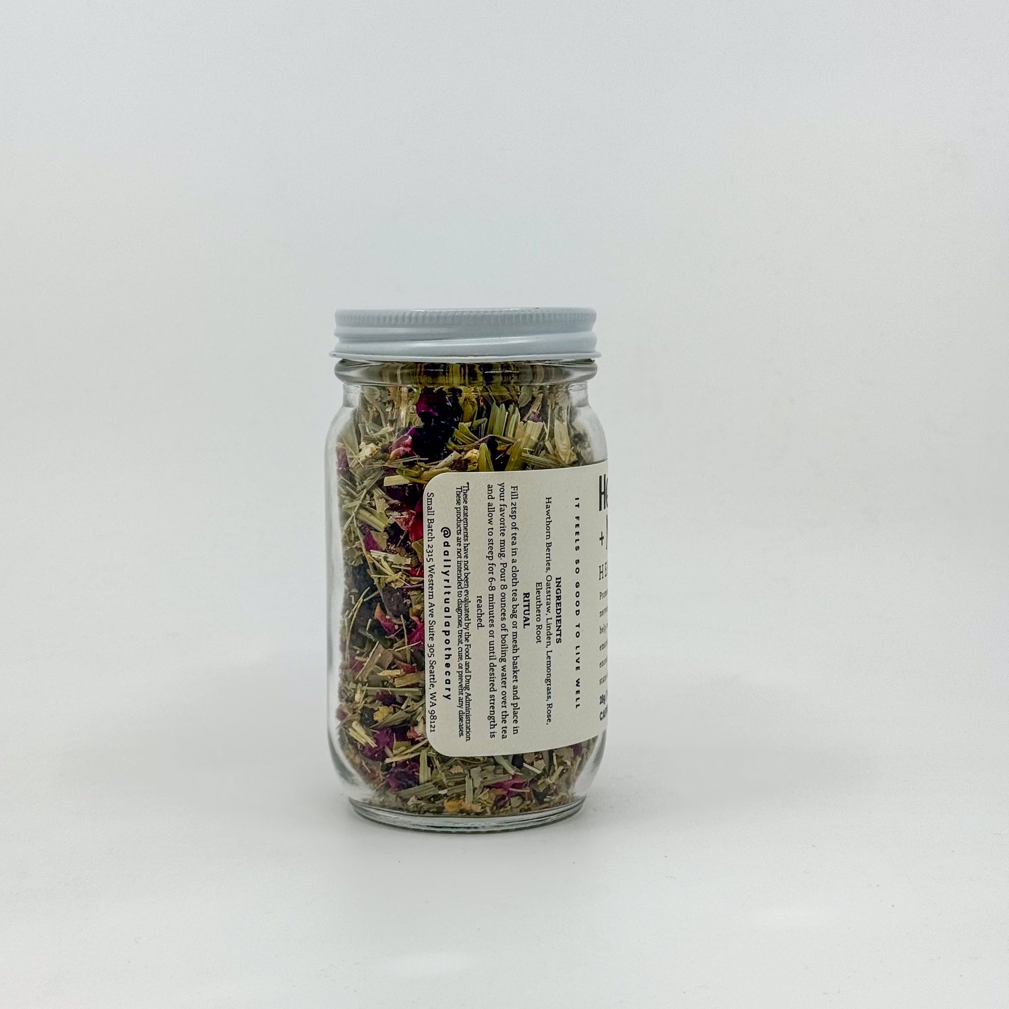 Heart + Nerve - Herbal Organic Loose Leaf Tea - Daily Ritual Apothecary