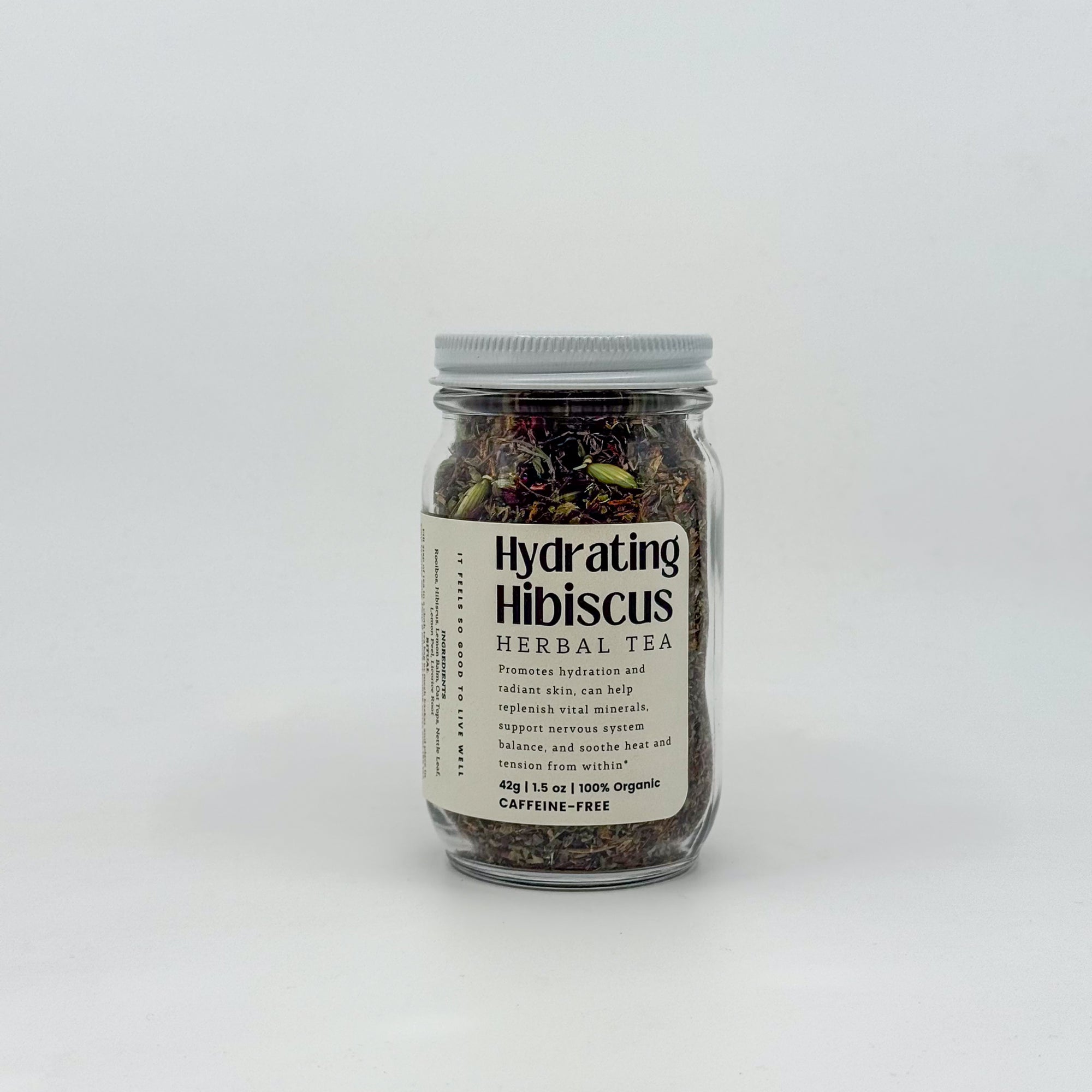 Hydrating Hibiscus - Herbal Organic Loose Leaf Tea - Daily Ritual Apothecary