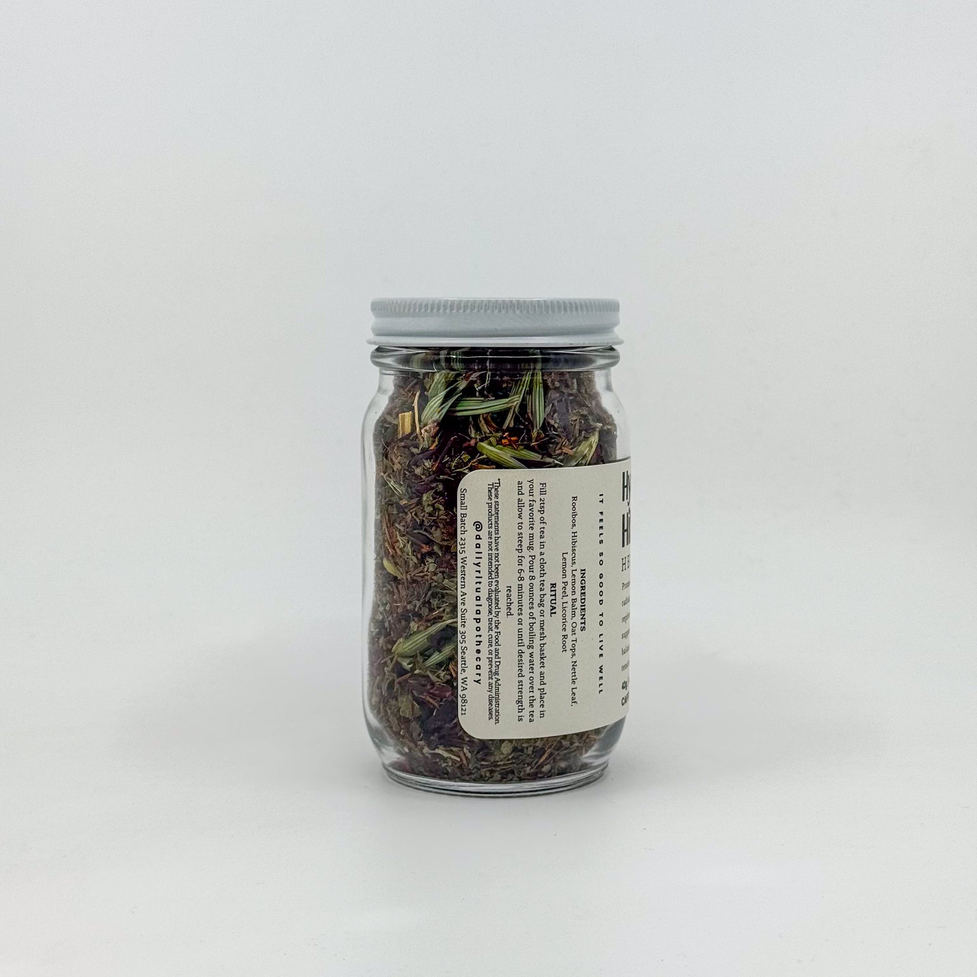 Hydrating Hibiscus - Herbal Organic Loose Leaf Tea - Daily Ritual Apothecary