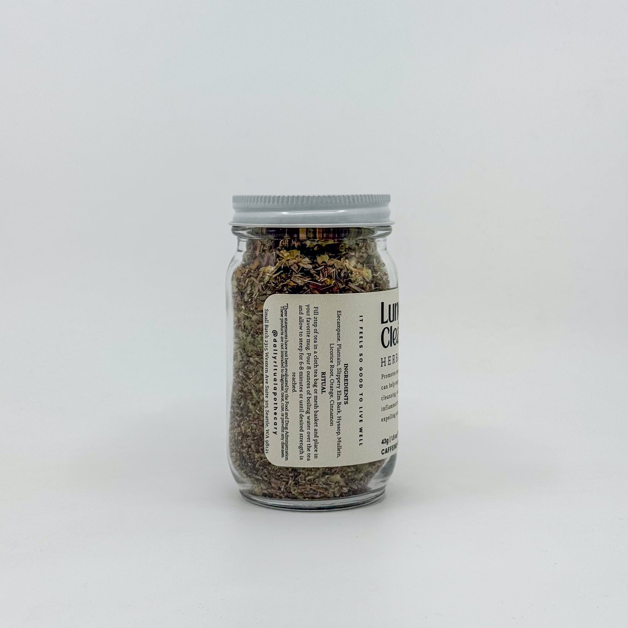 Lung Cleanser - Herbal Organic Loose Leaf Tea - Daily Ritual Apothecary