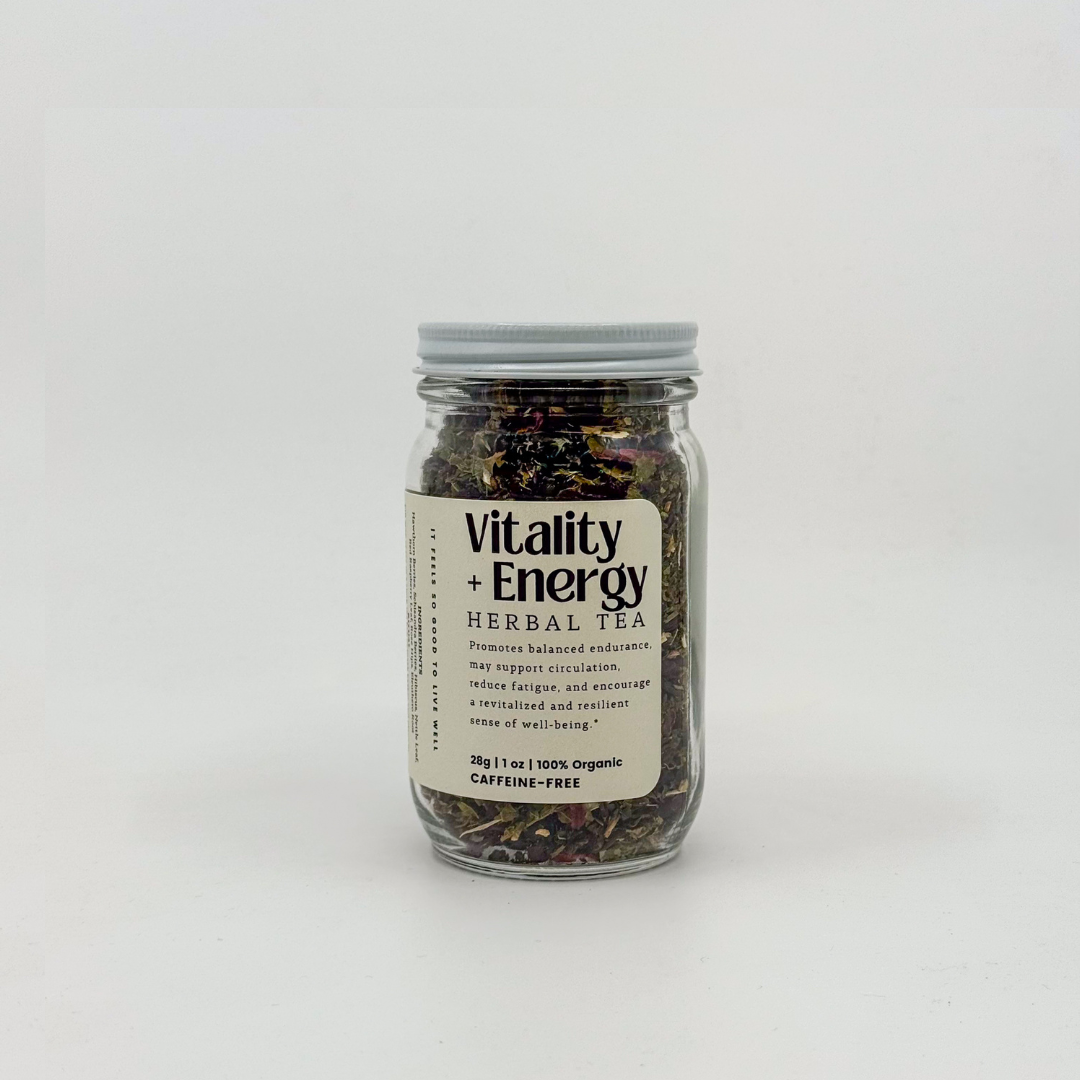 Vitality + Energy - Herbal Organic Loose Leaf Tea - Daily Ritual Apothecary